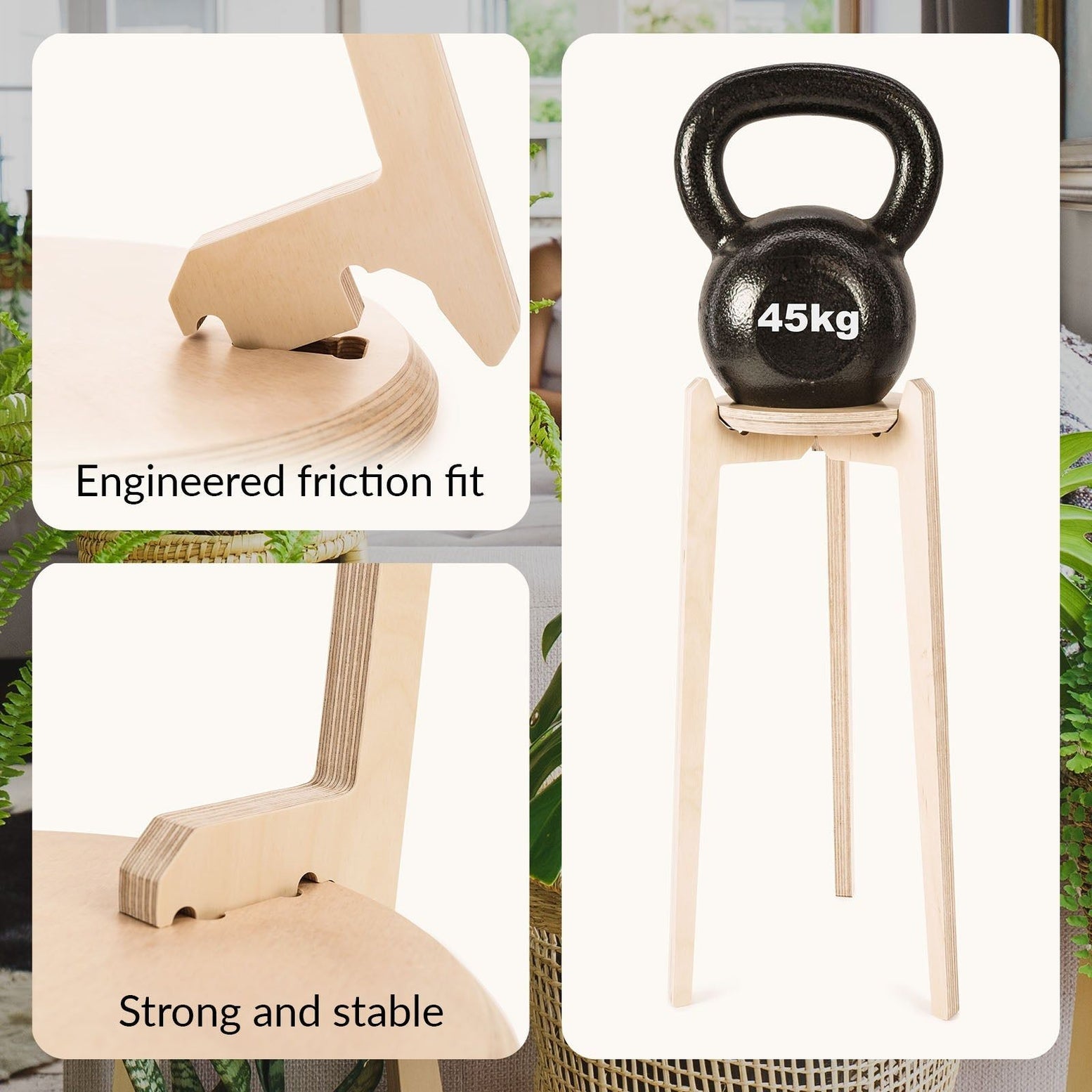 Japandi 170mm Plant Stand 