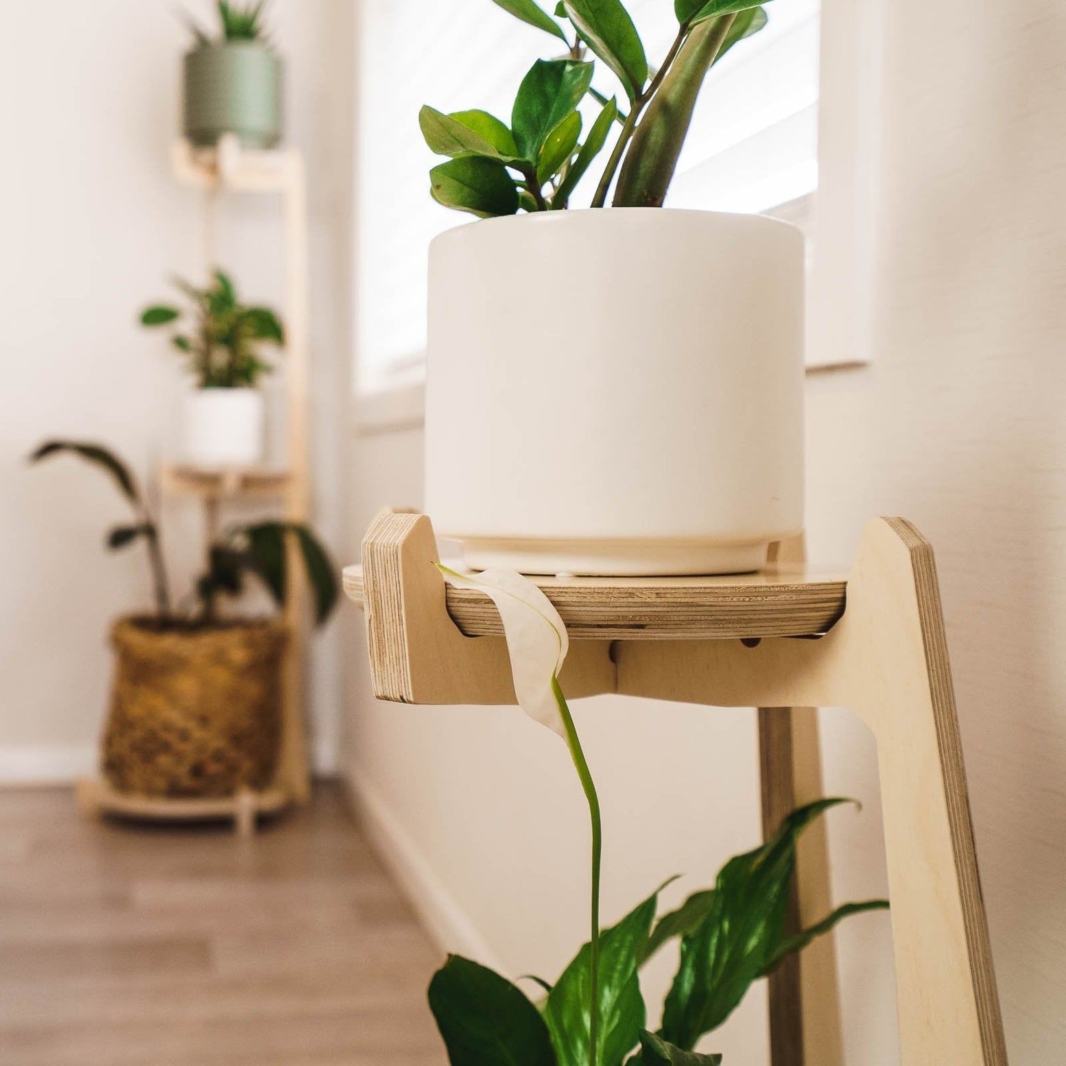 Japandi Tiered Plant Stand 