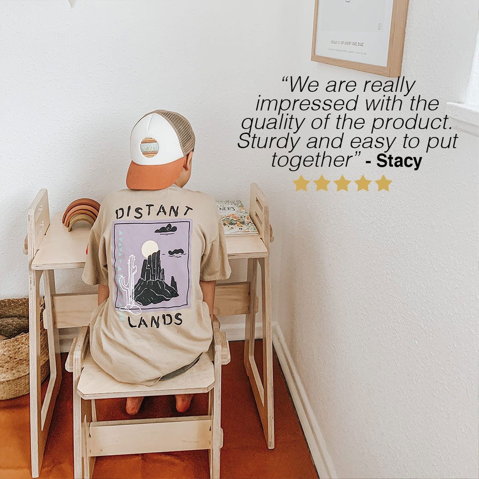Kids at Home Desk & Stool - Factory Second 