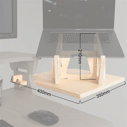 Laptop Lifter Wing & Two Wing Shelves 