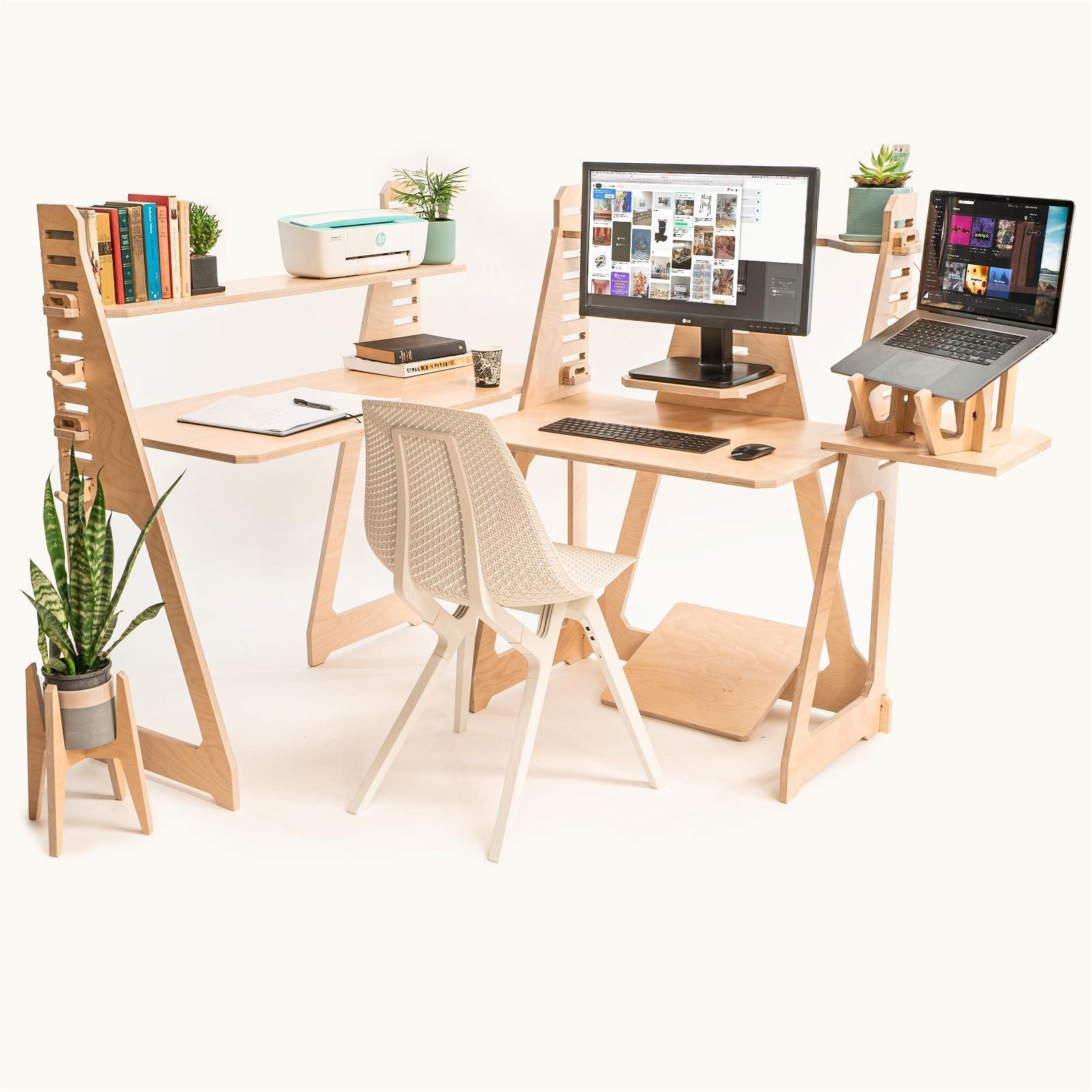 WFH Corner Desk Module | L-Shaped Desk | Work From Home Desks NZ | Work ...